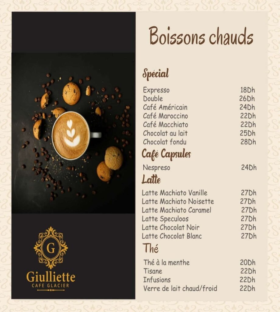 Café Giulliette Menu 2