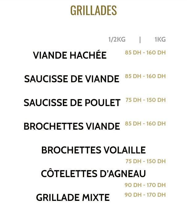 olac menu