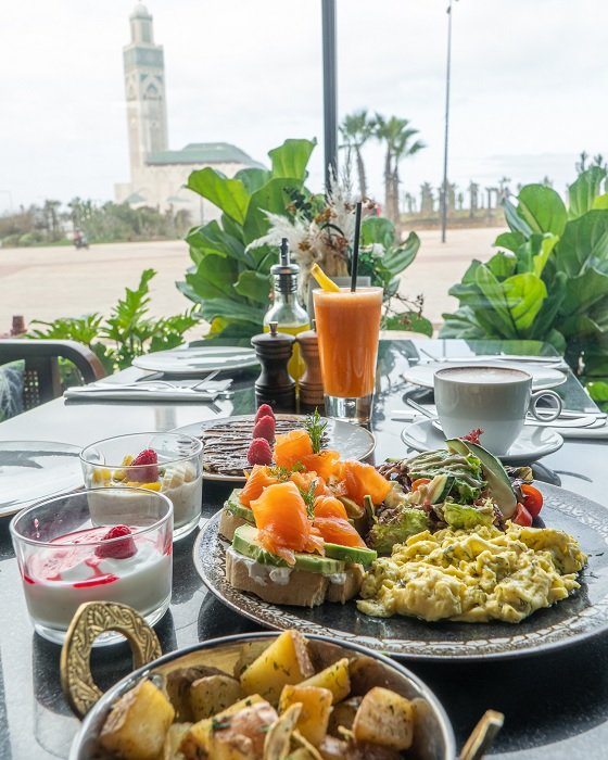petit déjeuner à Casablanca