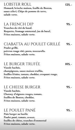 le marly menu 1